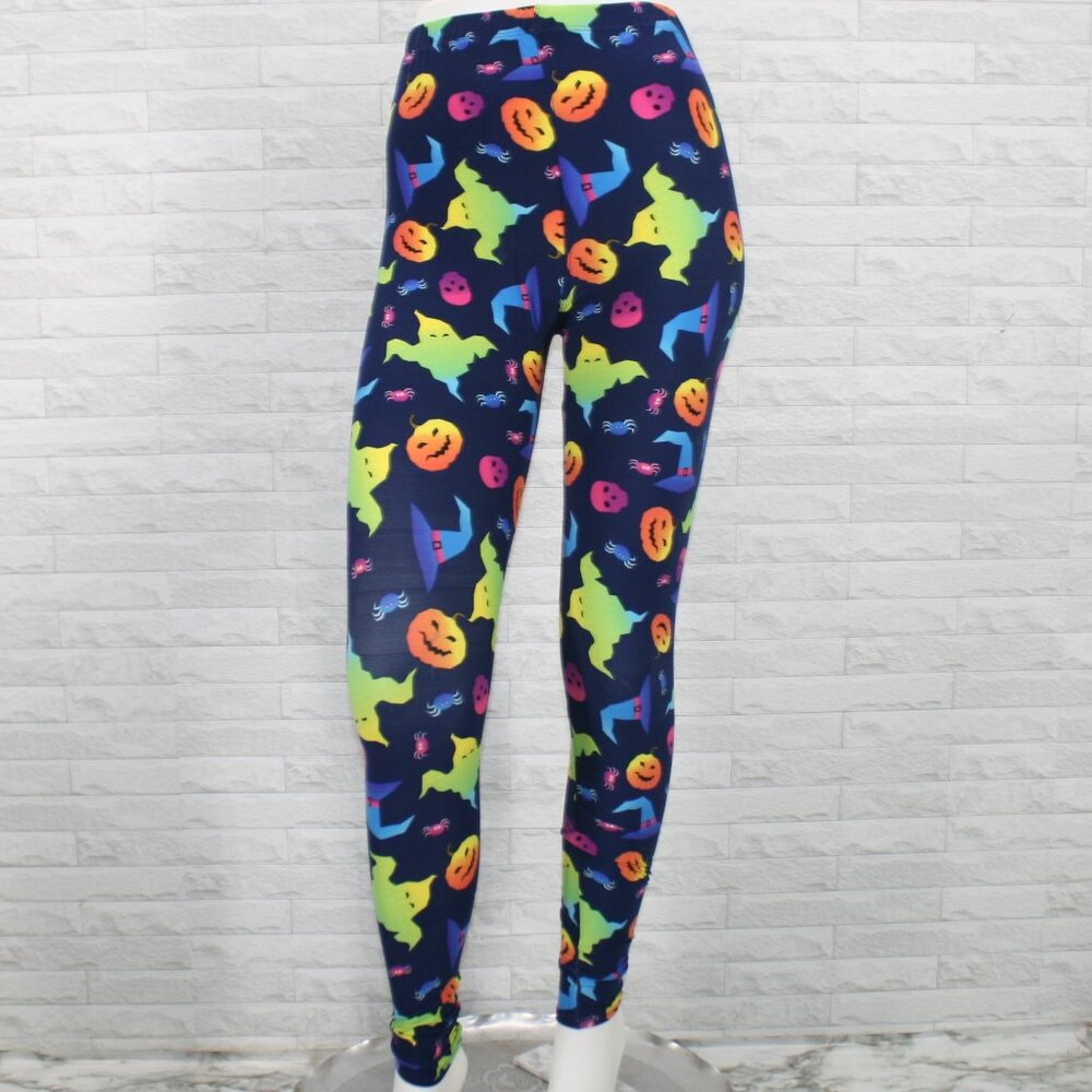 EEVEE Leggings Halloween Colorful Ghostbusters Holiday Colorful One Size